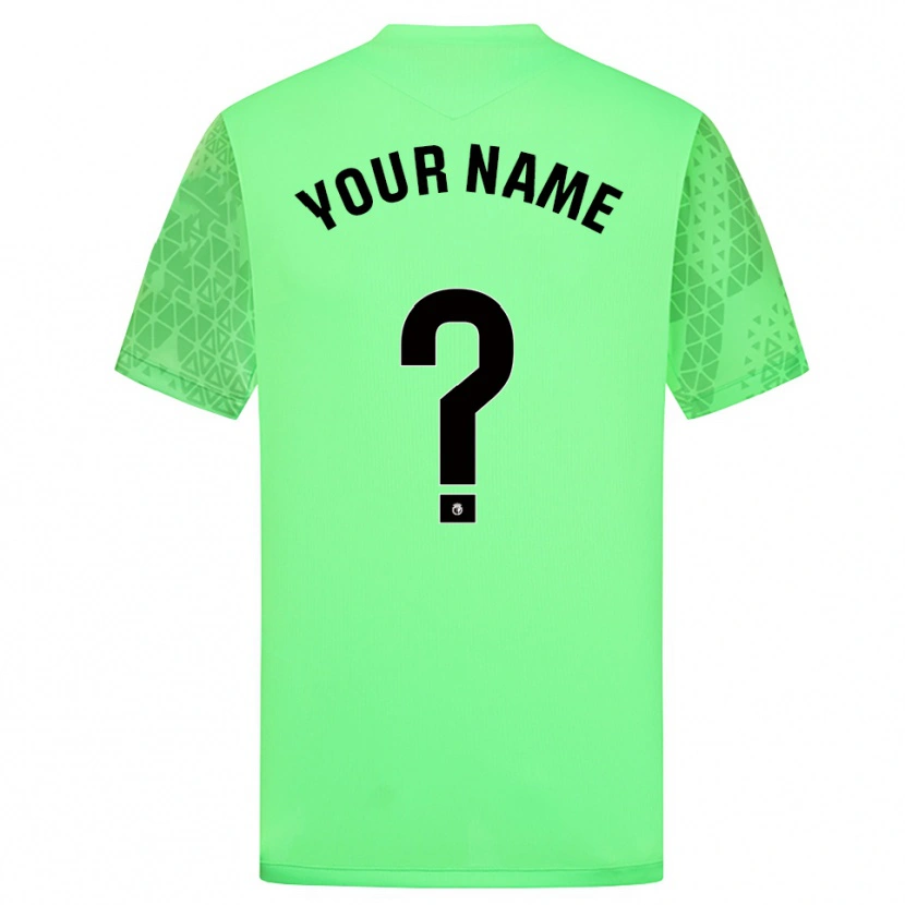 Danxen Mænd Burgos CF Forårs Grøn Sort Målmandstrøje 2025/26 Trøje T-shirt