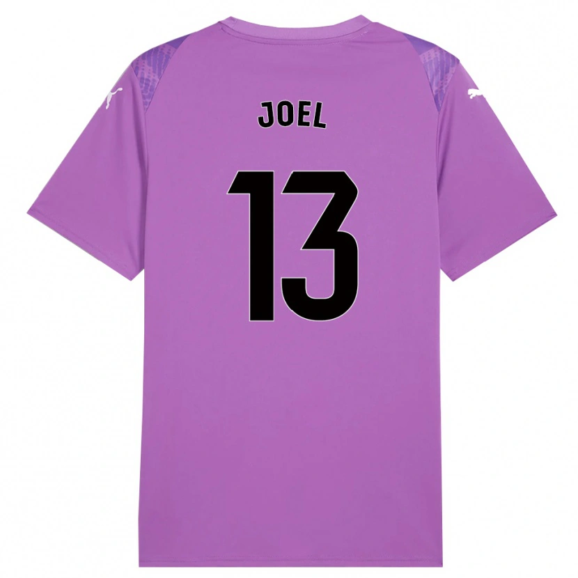 Danxen Mænd Christian Joel #13 Lilla Sort Målmandstrøje 2025/26 Trøje T-shirt
