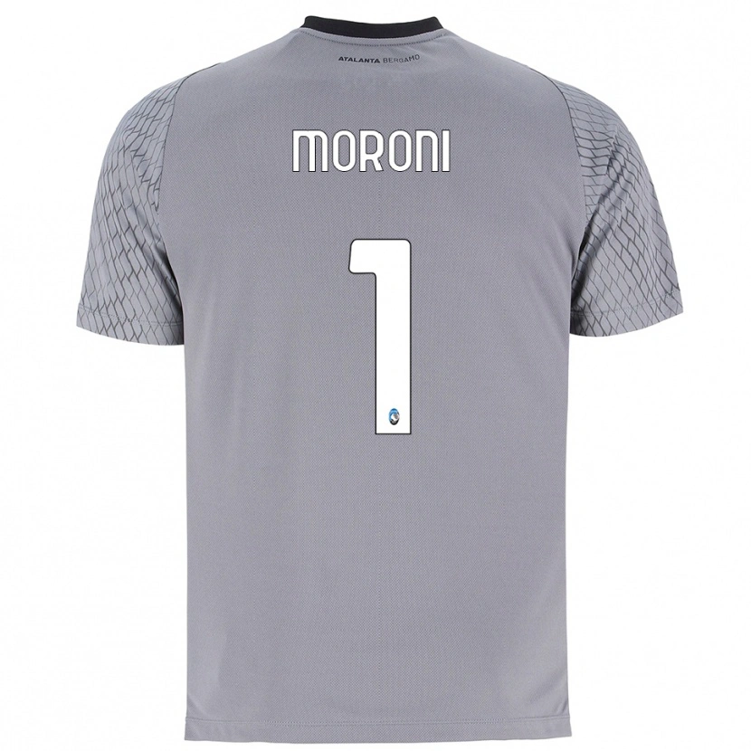 Danxen Mænd Tommaso Moroni #1 Grå Blå Rød Målmandstrøje 2025/26 Trøje T-shirt