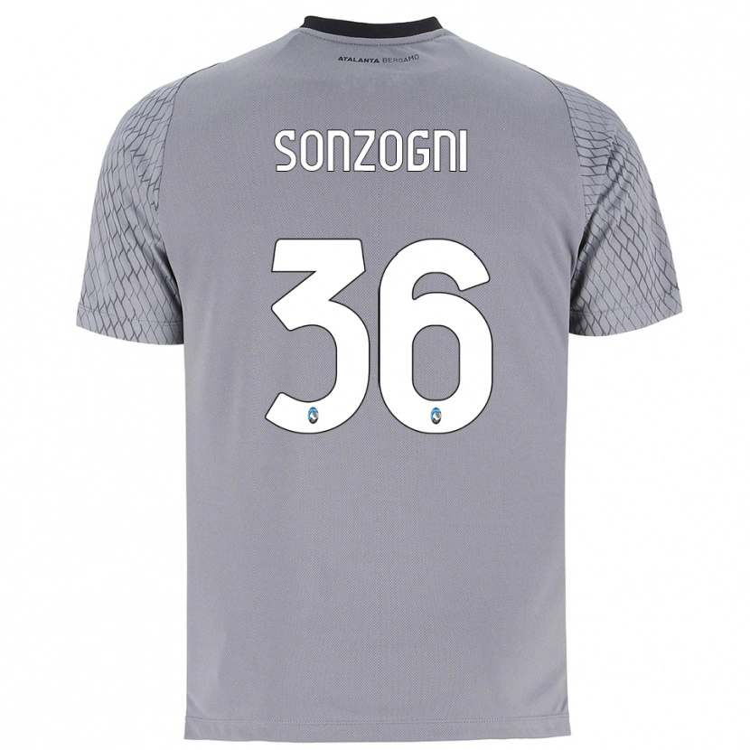 Danxen Mænd Mattia Sonzogni #36 Grå Blå Rød Målmandstrøje 2025/26 Trøje T-shirt