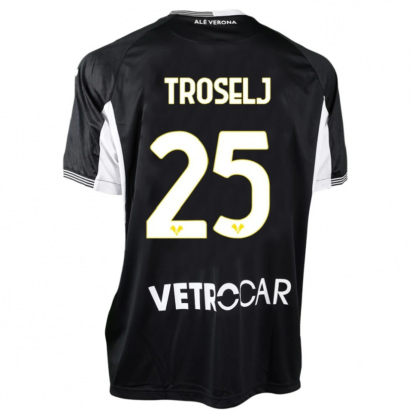 Danxen Mænd Ethan Troselj #25 Sort Hvid Målmandstrøje 2025/26 Trøje T-shirt