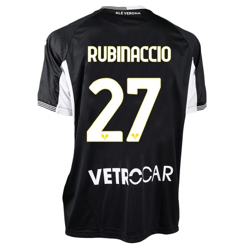 Danxen Mænd Nikol Rubinaccio #27 Sort Hvid Målmandstrøje 2025/26 Trøje T-shirt