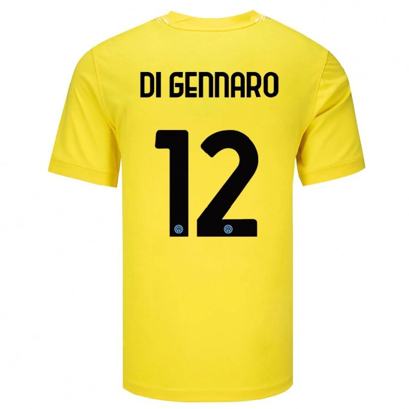 Danxen Mænd Raffaele Di Gennaro #12 Lysegul Sort Målmandstrøje 2025/26 Trøje T-shirt