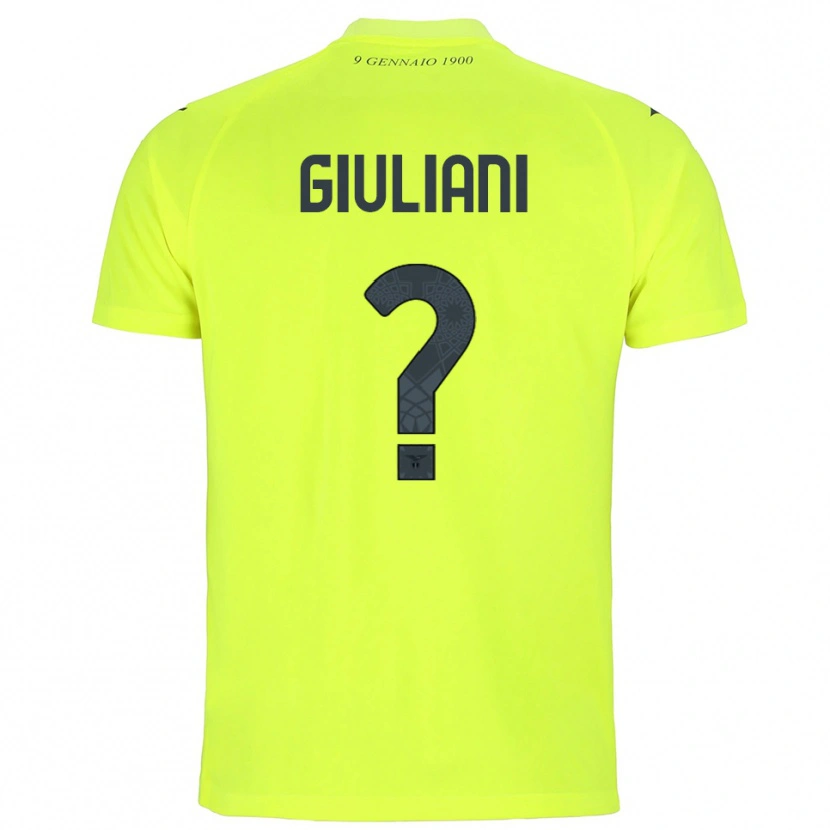 Danxen Mænd Alessio Giuliani #0 Fluorescerende Grøn Målmandstrøje 2025/26 Trøje T-shirt