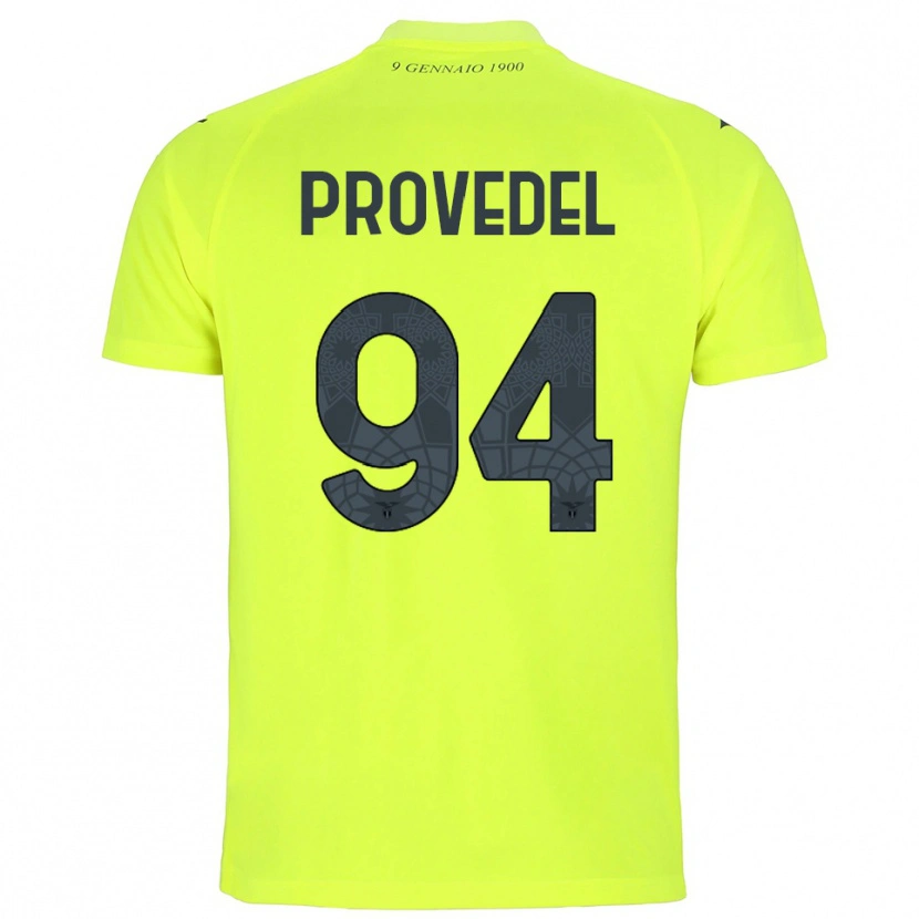 Danxen Mænd Ivan Provedel #94 Fluorescerende Grøn Målmandstrøje 2025/26 Trøje T-shirt