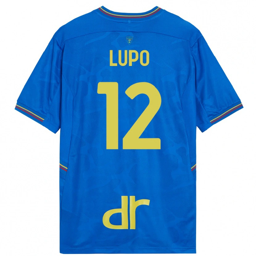 Danxen Mænd Christian Lupo #12 Kongeb Blå Brun Målmandstrøje 2025/26 Trøje T-shirt
