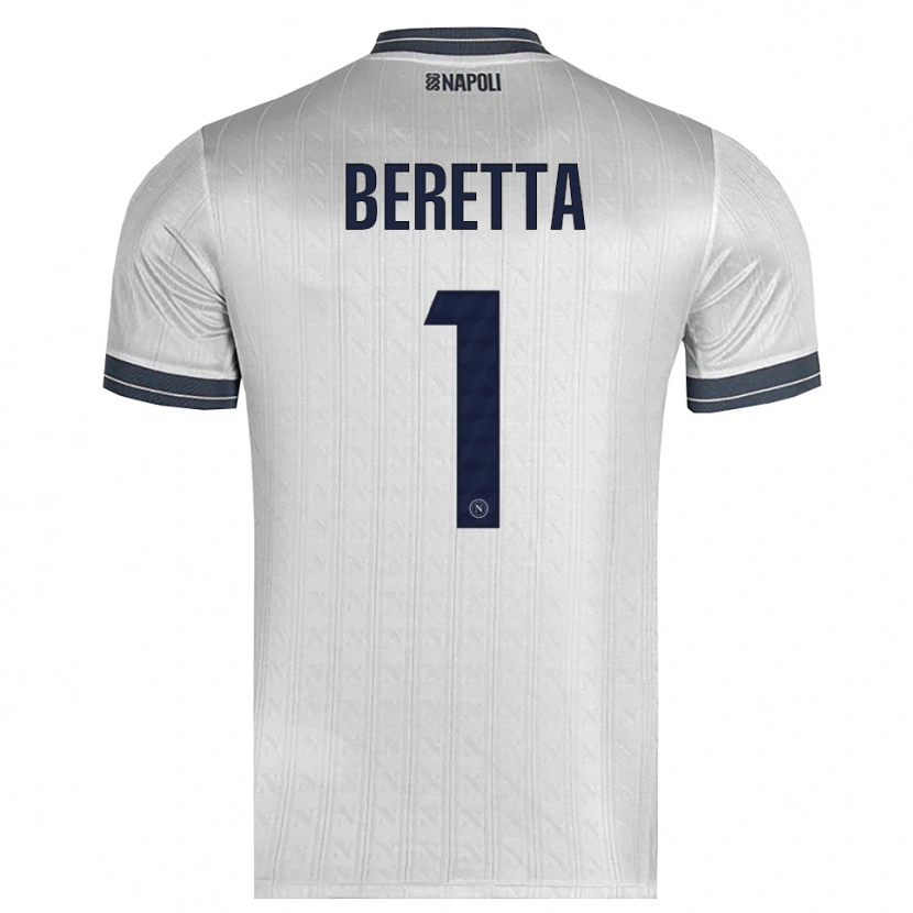 Danxen Mænd Beatrice Beretta #1 Lysegrå Målmandstrøje 2025/26 Trøje T-shirt