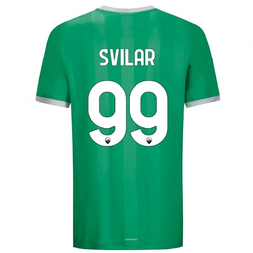 Danxen Mænd Mile Svilar #99 Grøn Hvid Målmandstrøje 2025/26 Trøje T-shirt