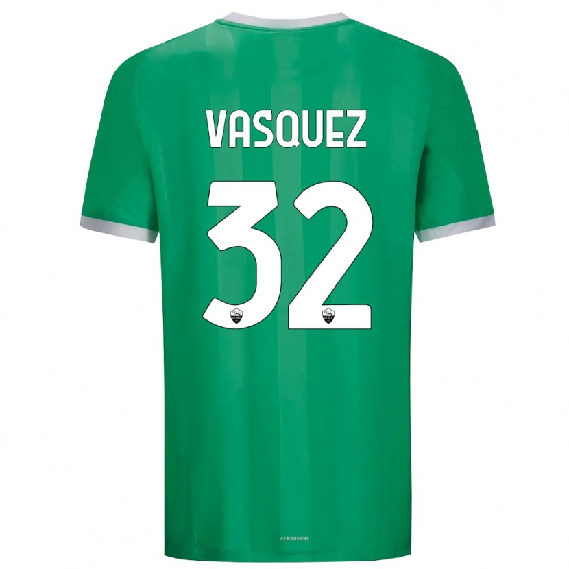 Danxen Mænd Devis Vásquez #32 Grøn Hvid Målmandstrøje 2025/26 Trøje T-shirt