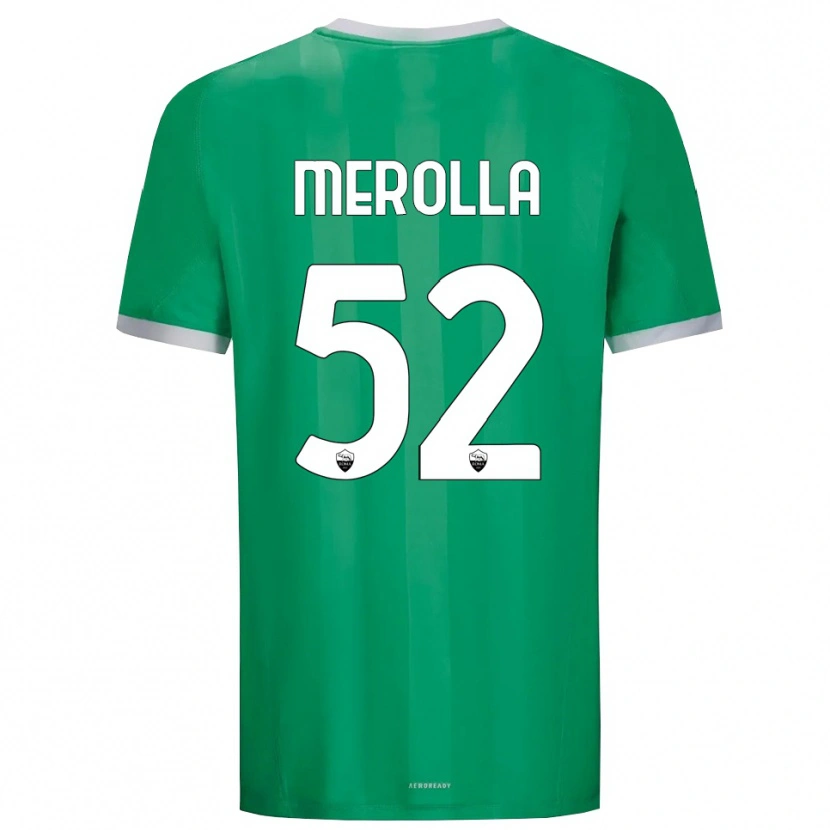 Danxen Mænd Liliana Merolla #52 Grøn Hvid Målmandstrøje 2025/26 Trøje T-shirt