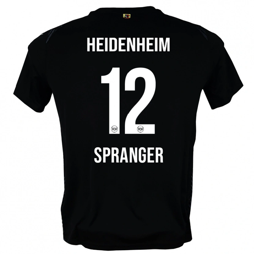 Danxen Mænd Luke Spranger #12 Mørkegrå Sort Målmandstrøje 2025/26 Trøje T-shirt
