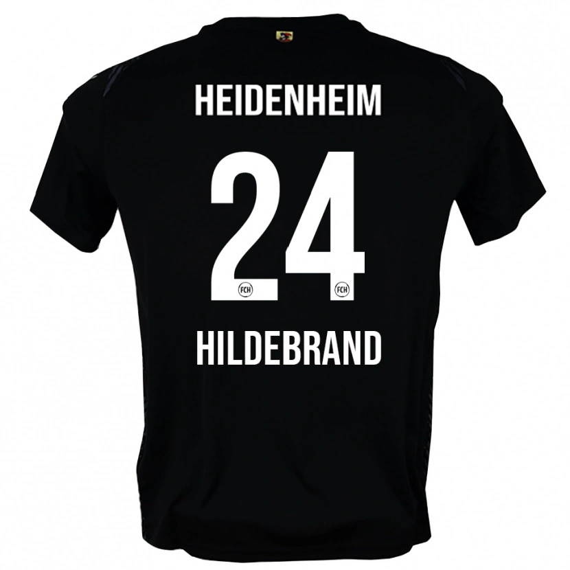 Danxen Mænd Jan Hildebrandt #24 Mørkegrå Sort Målmandstrøje 2025/26 Trøje T-shirt