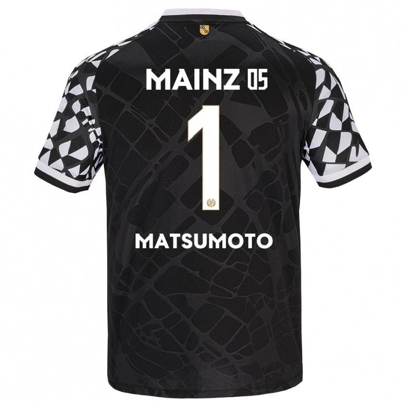 Danxen Mænd Mamiko Matsumoto #1 Sort Hvid Målmandstrøje 2025/26 Trøje T-shirt