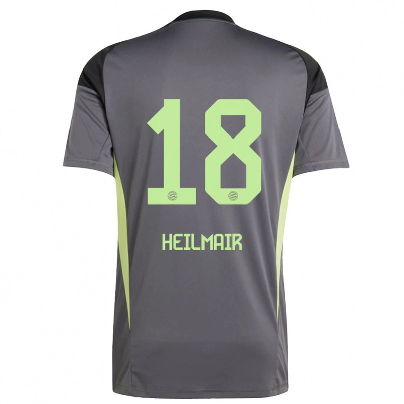 Danxen Mænd Hannes Heilmair #18 Sort Grøn Gul Målmandstrøje 2025/26 Trøje T-shirt