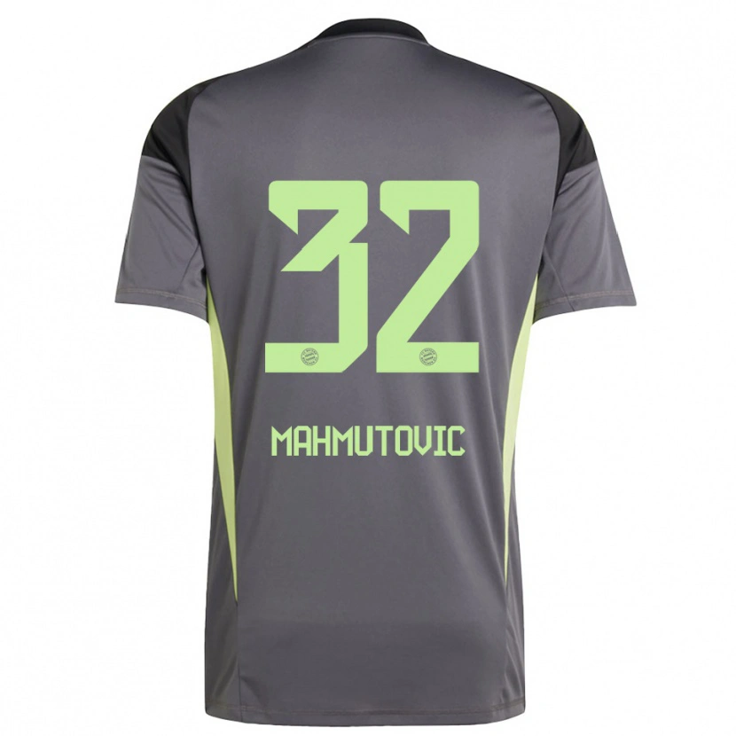 Danxen Mænd Ena Mahmutovic #32 Sort Grøn Gul Målmandstrøje 2025/26 Trøje T-shirt