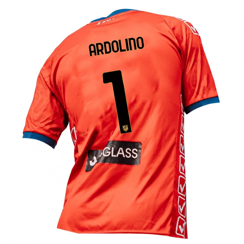 Danxen Mænd Antonio Ardolino #1 Rød Orange Målmandstrøje 2025/26 Trøje T-shirt