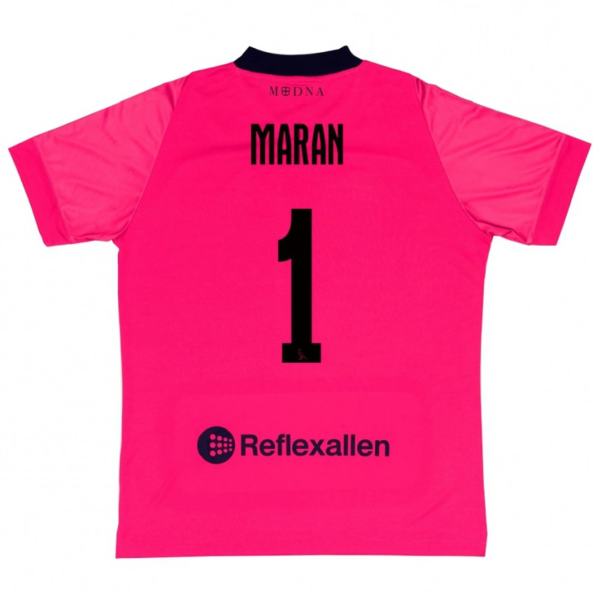 Danxen Mænd Andrea Maran #1 Dybrød Sort Målmandstrøje 2025/26 Trøje T-shirt