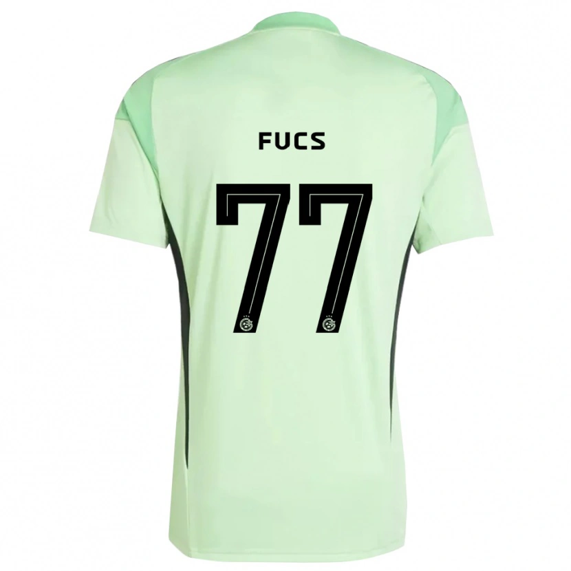 Danxen Mænd Roee Fucs #77 Lys Grøn Sort Målmandstrøje 2025/26 Trøje T-shirt