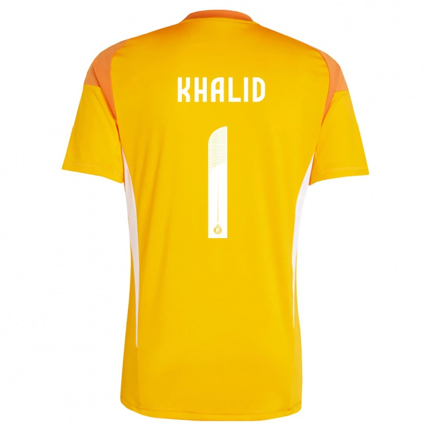 Danxen Mænd Sara Khalid #1 Orange Gul Hvid Målmandstrøje 2025/26 Trøje T-shirt
