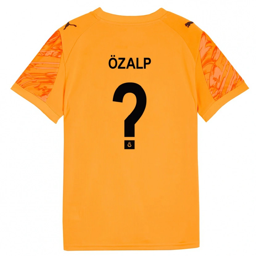 Danxen Mænd Hamza Özalp #0 Mørk Orange Sort Målmandstrøje 2025/26 Trøje T-shirt