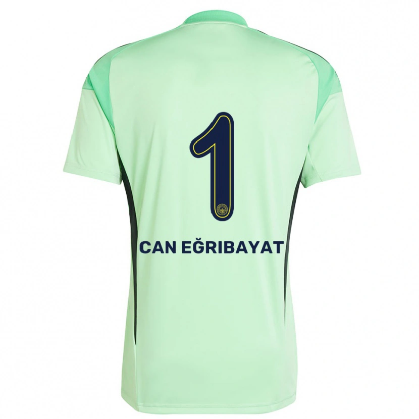 Danxen Mænd İrfan Can Eğribayat #1 Lys Grøn Sort Målmandstrøje 2025/26 Trøje T-shirt
