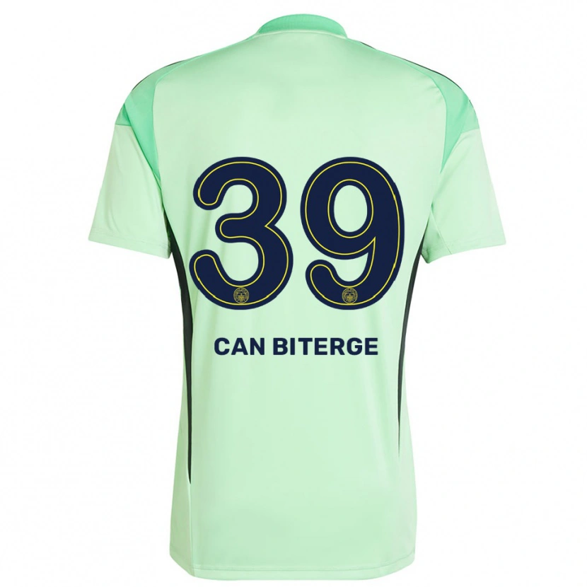 Danxen Mænd Engin Can Biterge #39 Lys Grøn Sort Målmandstrøje 2025/26 Trøje T-shirt