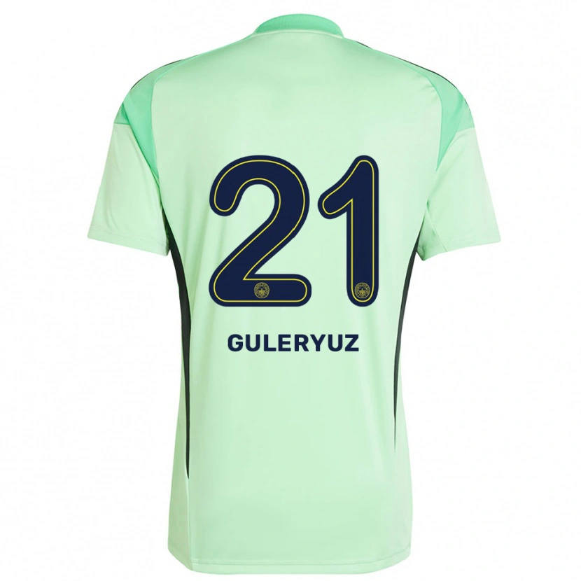 Danxen Mænd Göknur Güleryüz #21 Lys Grøn Sort Målmandstrøje 2025/26 Trøje T-shirt