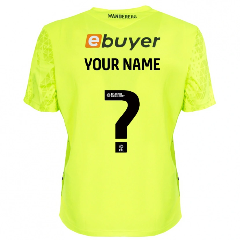 Danxen Mænd Bolton Wanderers Fluorescerende Grøn Målmandstrøje 2025/26 Trøje T-shirt