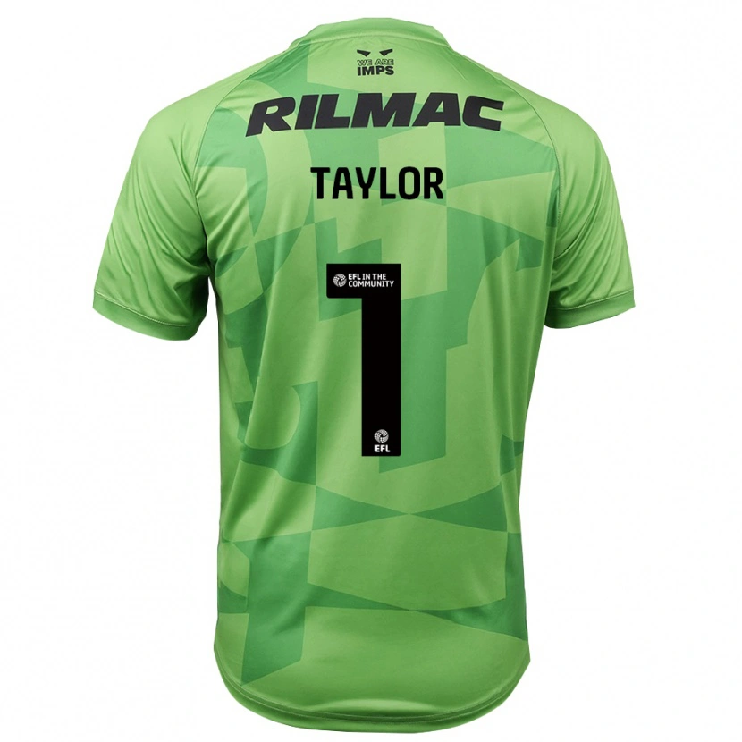 Danxen Mænd Jaden Taylor #1 Lys Grøn Målmandstrøje 2025/26 Trøje T-shirt
