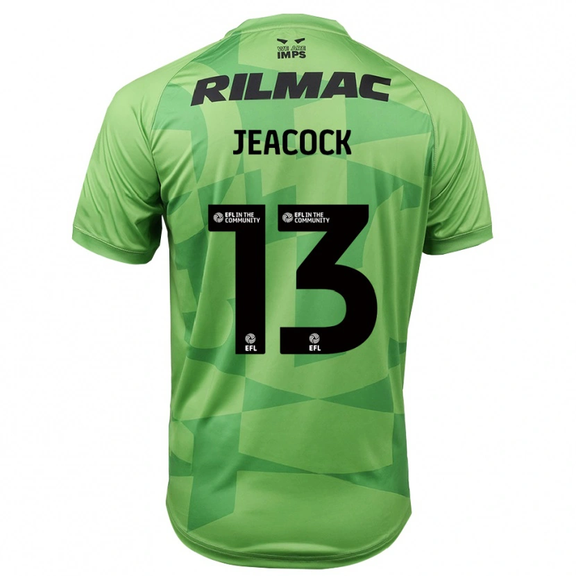 Danxen Mænd Zach Jeacock #13 Lys Grøn Målmandstrøje 2025/26 Trøje T-shirt