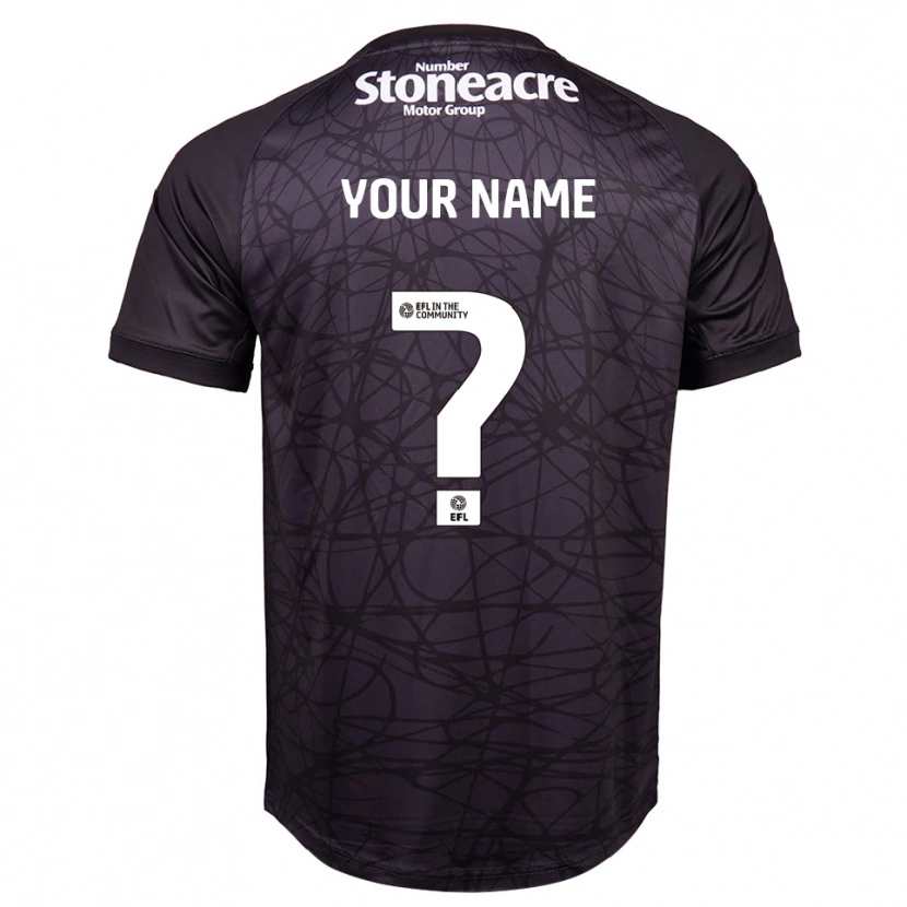 Danxen Mænd Doncaster Rovers Sort Hvid Målmandstrøje 2025/26 Trøje T-shirt