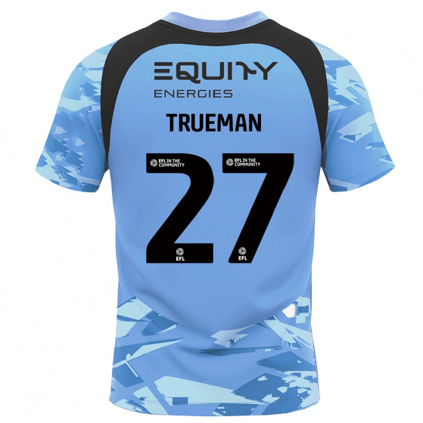 Danxen Mænd Connal Trueman #27 Lys Blå Glack Målmandstrøje 2025/26 Trøje T-shirt