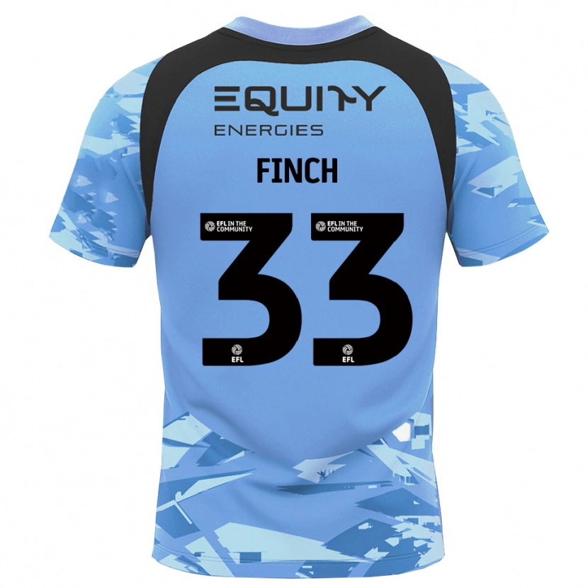 Danxen Mænd Tom Finch #33 Lys Blå Glack Målmandstrøje 2025/26 Trøje T-shirt