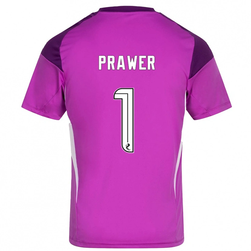 Danxen Mænd Anna Prawer #1 Lilla Magenta Målmandstrøje 2025/26 Trøje T-shirt