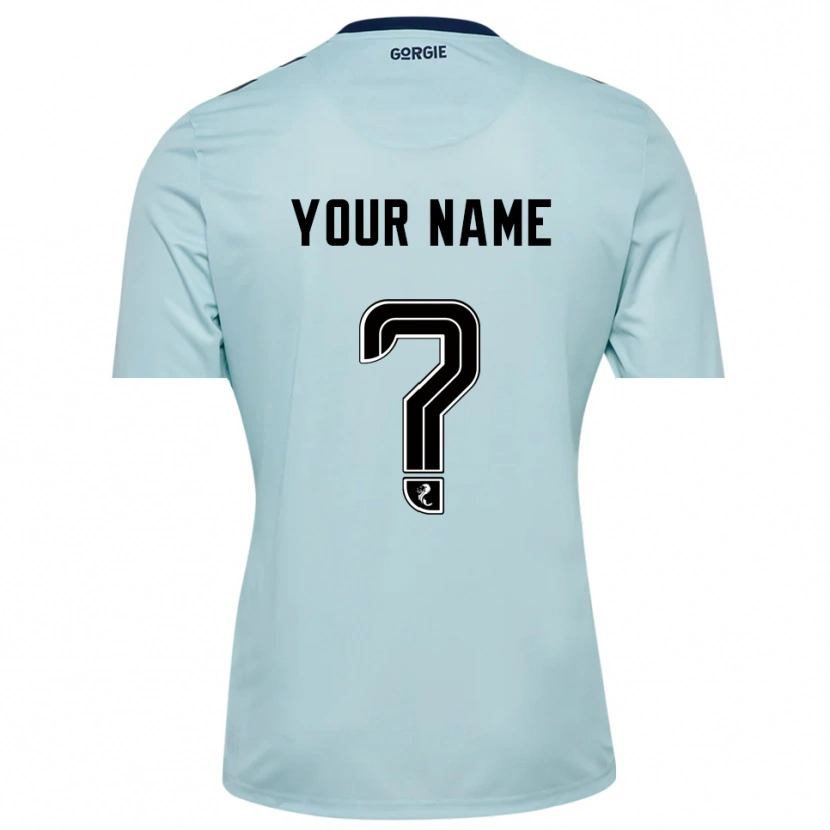 Danxen Mænd Heart of Midlothian Lys Blå Sort Målmandstrøje 2025/26 Trøje T-shirt