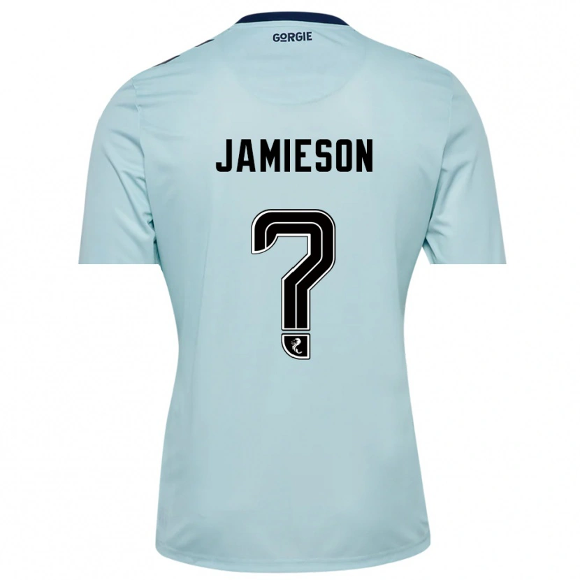 Danxen Mænd Finlay Jamieson #0 Lys Blå Sort Målmandstrøje 2025/26 Trøje T-shirt