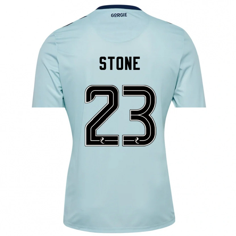 Danxen Mænd Harry Stone #23 Lys Blå Sort Målmandstrøje 2025/26 Trøje T-shirt
