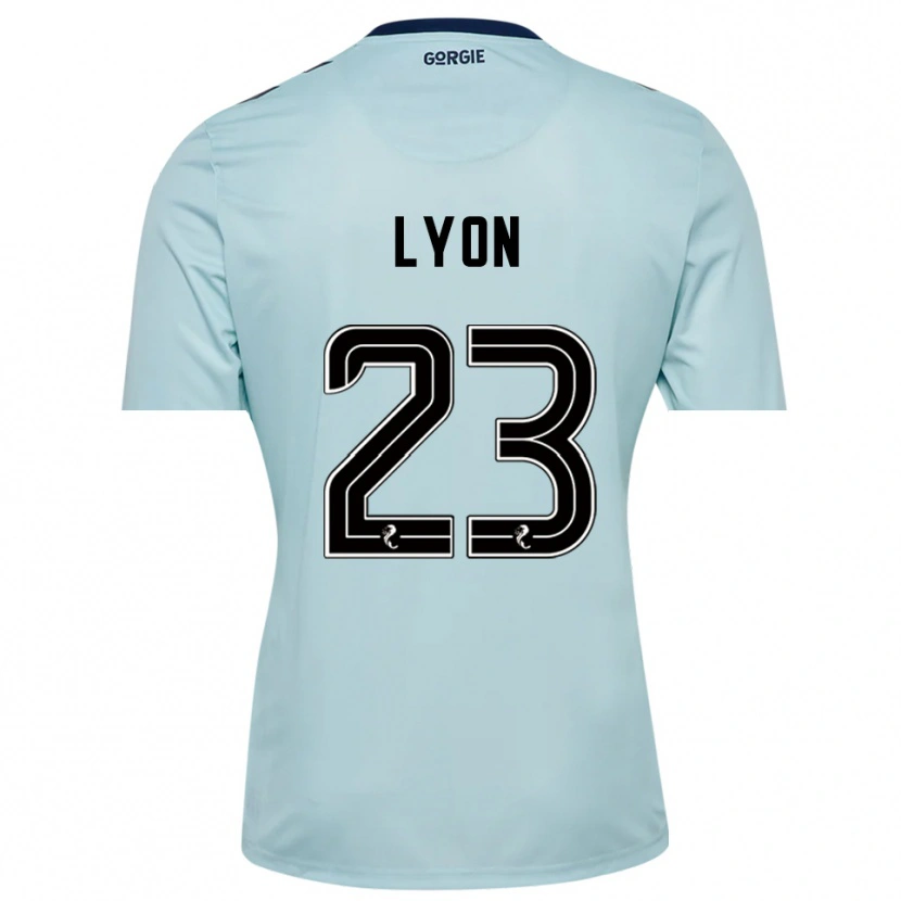 Danxen Mænd Jack Lyon #23 Lys Blå Sort Målmandstrøje 2025/26 Trøje T-shirt