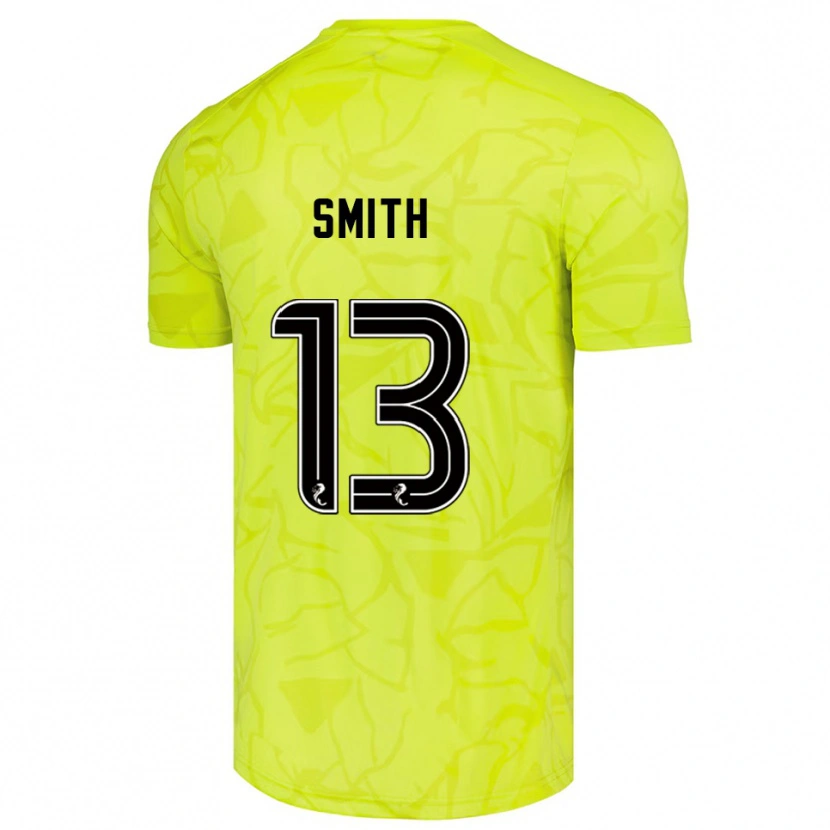 Danxen Mænd Jordan Smith #13 Gul Sort Målmandstrøje 2025/26 Trøje T-shirt