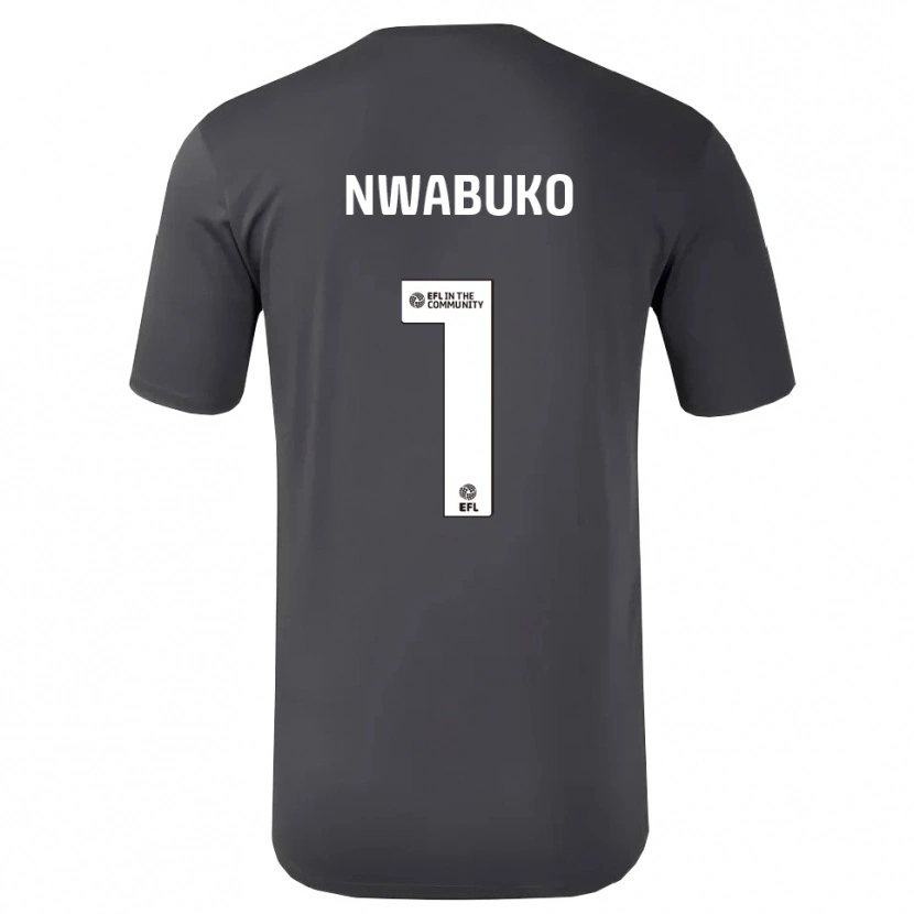 Danxen Mænd Sam Nwabuko #1 Sort Hvid Målmandstrøje 2025/26 Trøje T-shirt