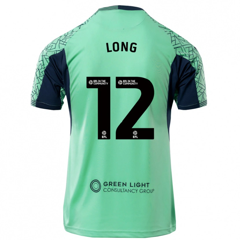 Danxen Mænd George Long #12 Aqua Sort Målmandstrøje 2025/26 Trøje T-shirt