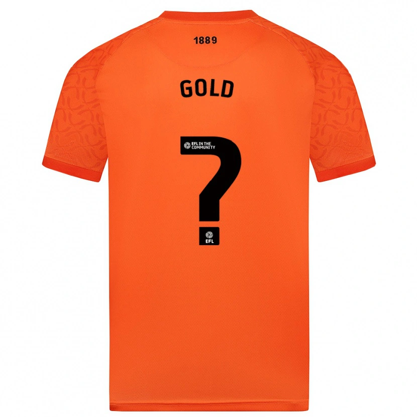 Danxen Mænd Ethan Gold #0 Orange Sort Målmandstrøje 2025/26 Trøje T-shirt