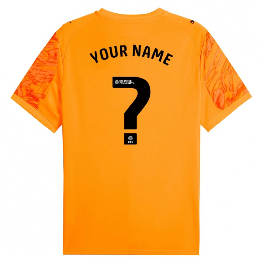Danxen Mænd Southampton FC Orange Sort Målmandstrøje 2025/26 Trøje T-shirt