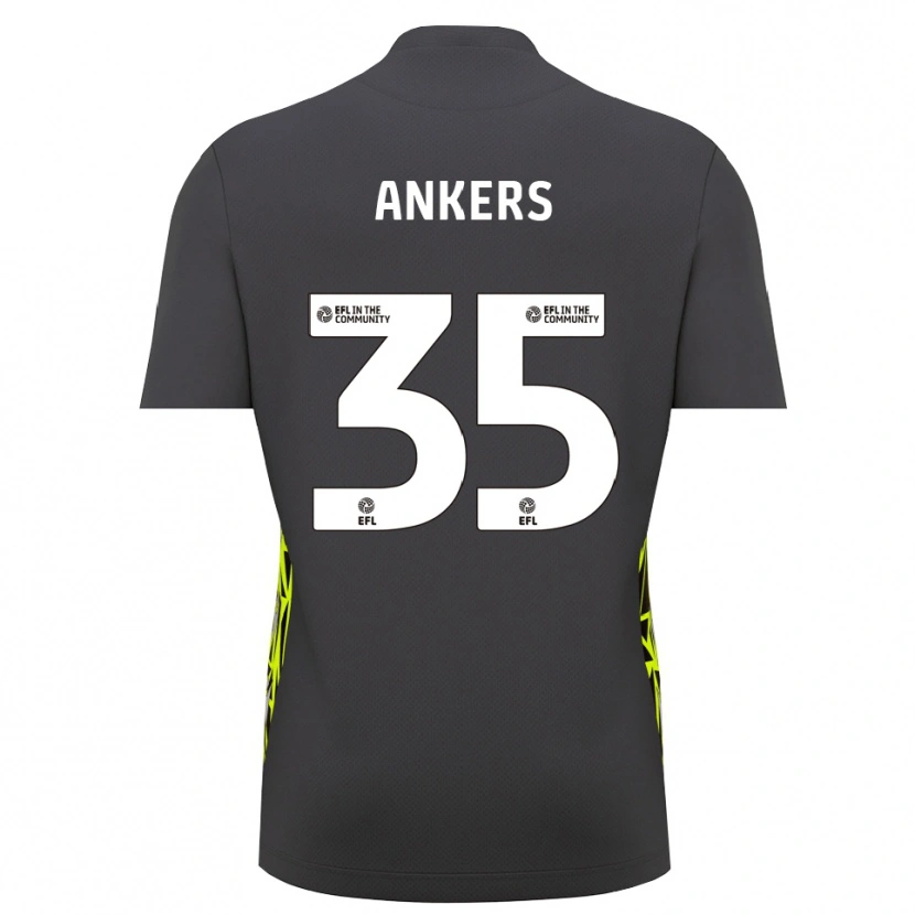 Danxen Mænd Chloe Ankers #35 Grå Skovgrøn Målmandstrøje 2025/26 Trøje T-shirt