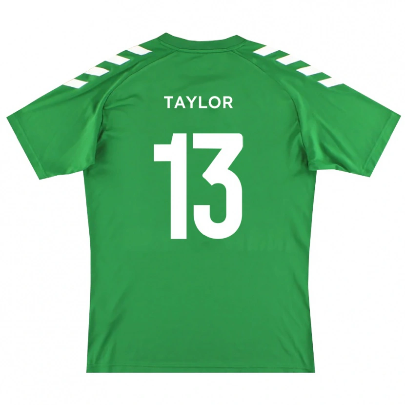 Danxen Mænd Sam Taylor #13 Grøn Hvid Målmandstrøje 2025/26 Trøje T-shirt