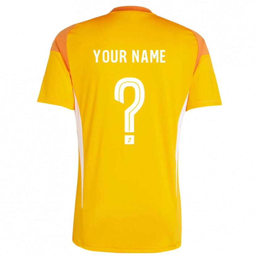 Danxen Mænd Olympique Lyonnais Orange Rød Målmandstrøje 2025/26 Trøje T-shirt