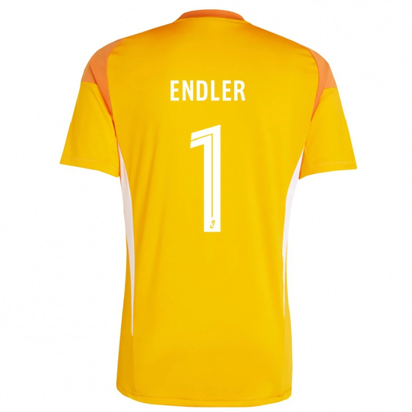 Danxen Mænd Christiane Endler #1 Orange Rød Målmandstrøje 2025/26 Trøje T-shirt