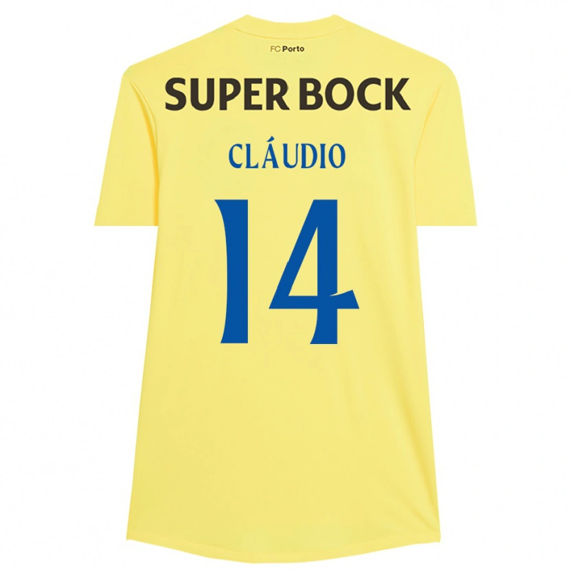 Danxen Mænd Cláudio Ramos #14 Lysegul Sort Målmandstrøje 2025/26 Trøje T-shirt