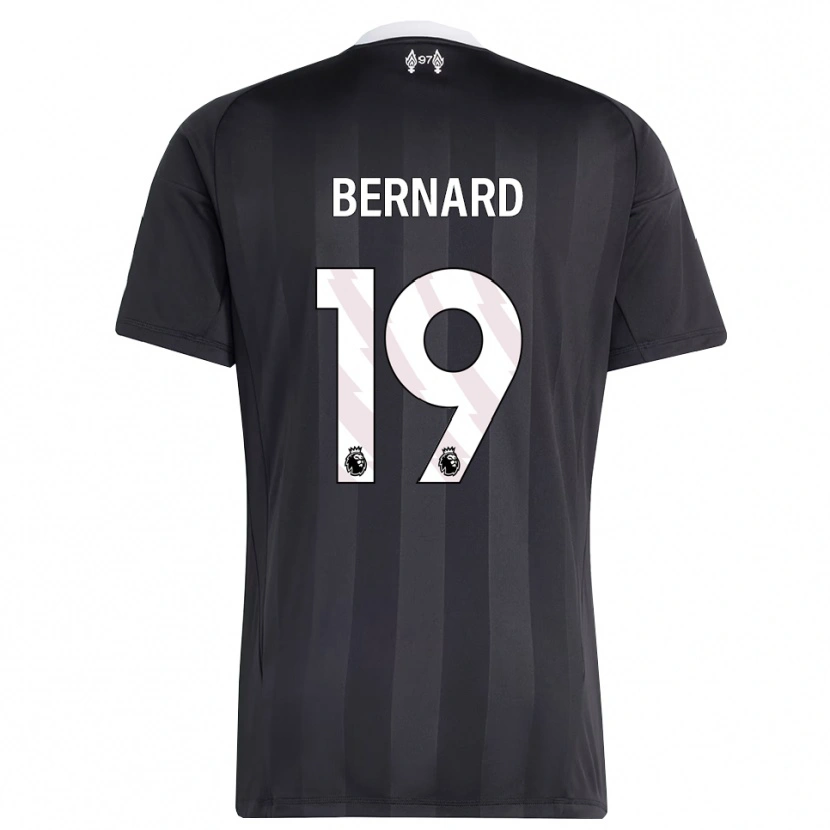Danxen Mænd DJ Bernard #19 Sort Hvid Målmandstrøje 2025/26 Trøje T-shirt
