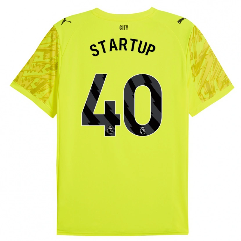Danxen Mænd Katie Startup #40 Gul Orange Sort Målmandstrøje 2025/26 Trøje T-shirt